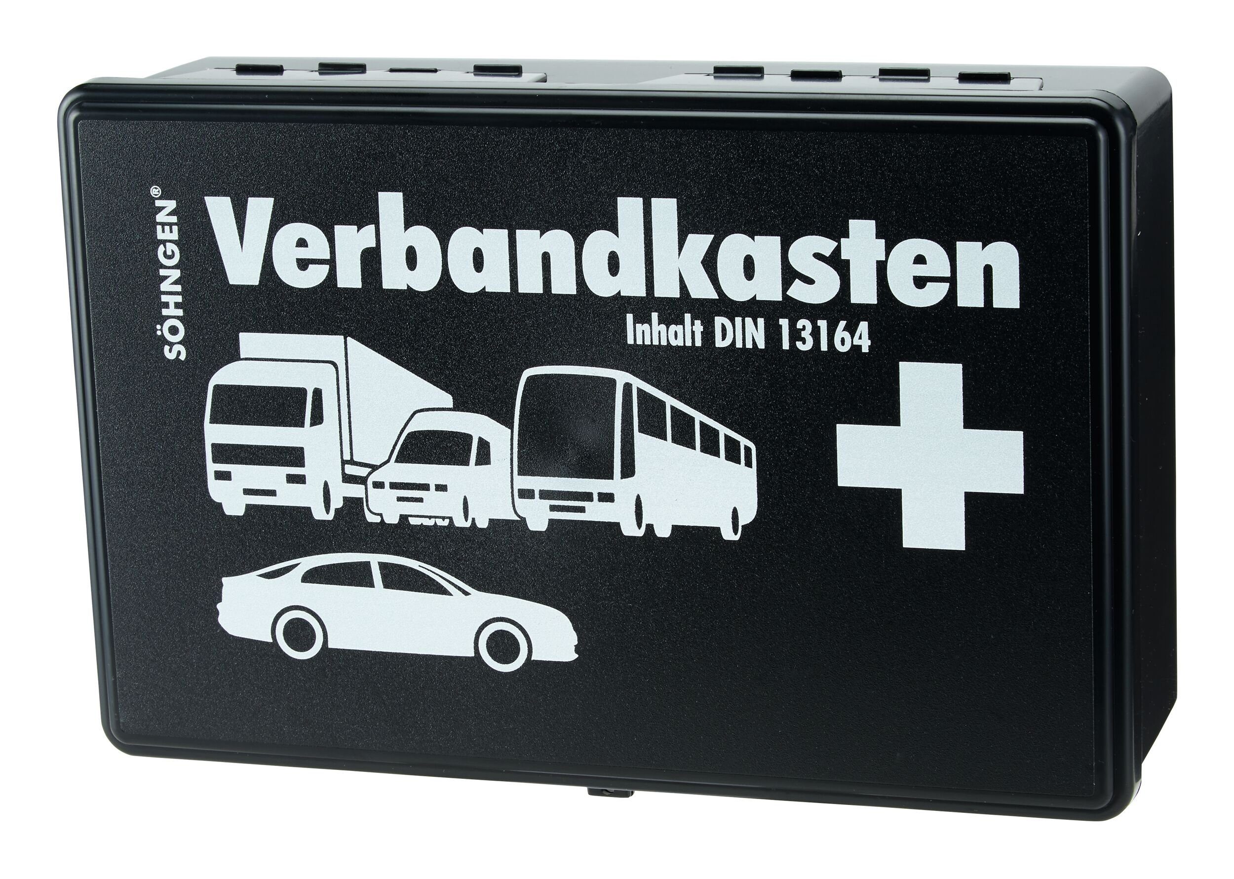 Söhngen KFZ-Verbandkasten, Kunststoff, mit Füllung, Standard DIN 13164