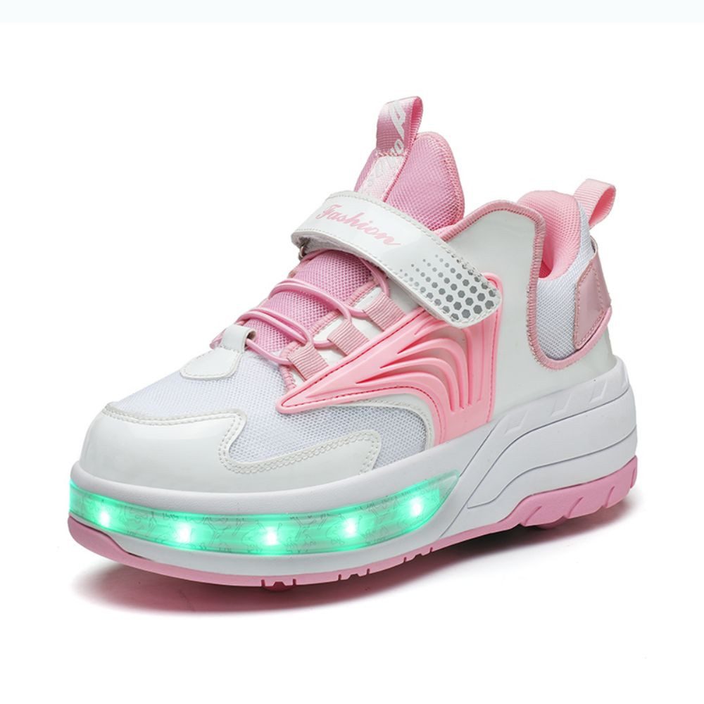 HUSK'SWARE Ролики, (Mesh-Oberfläche, 1-St., mit Licht), Allradrollschuhe für Kinder verformte Radschuhe
