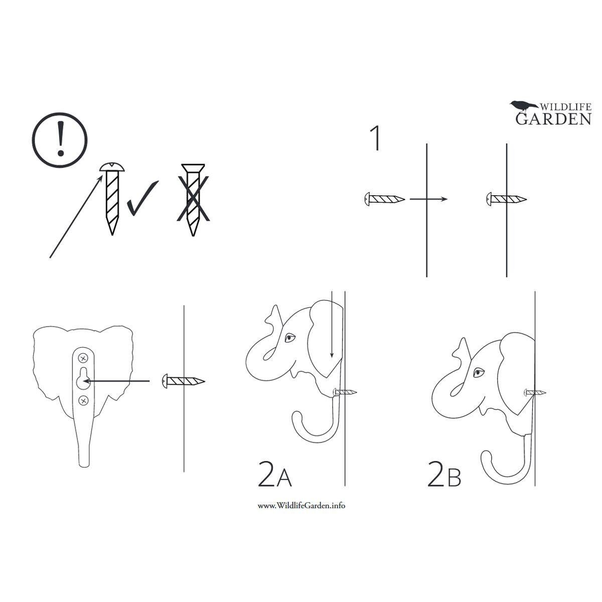 Wildlife Garden Dekoobjekt Kleiderhaken DecoHook Giraffe günstig online kaufen