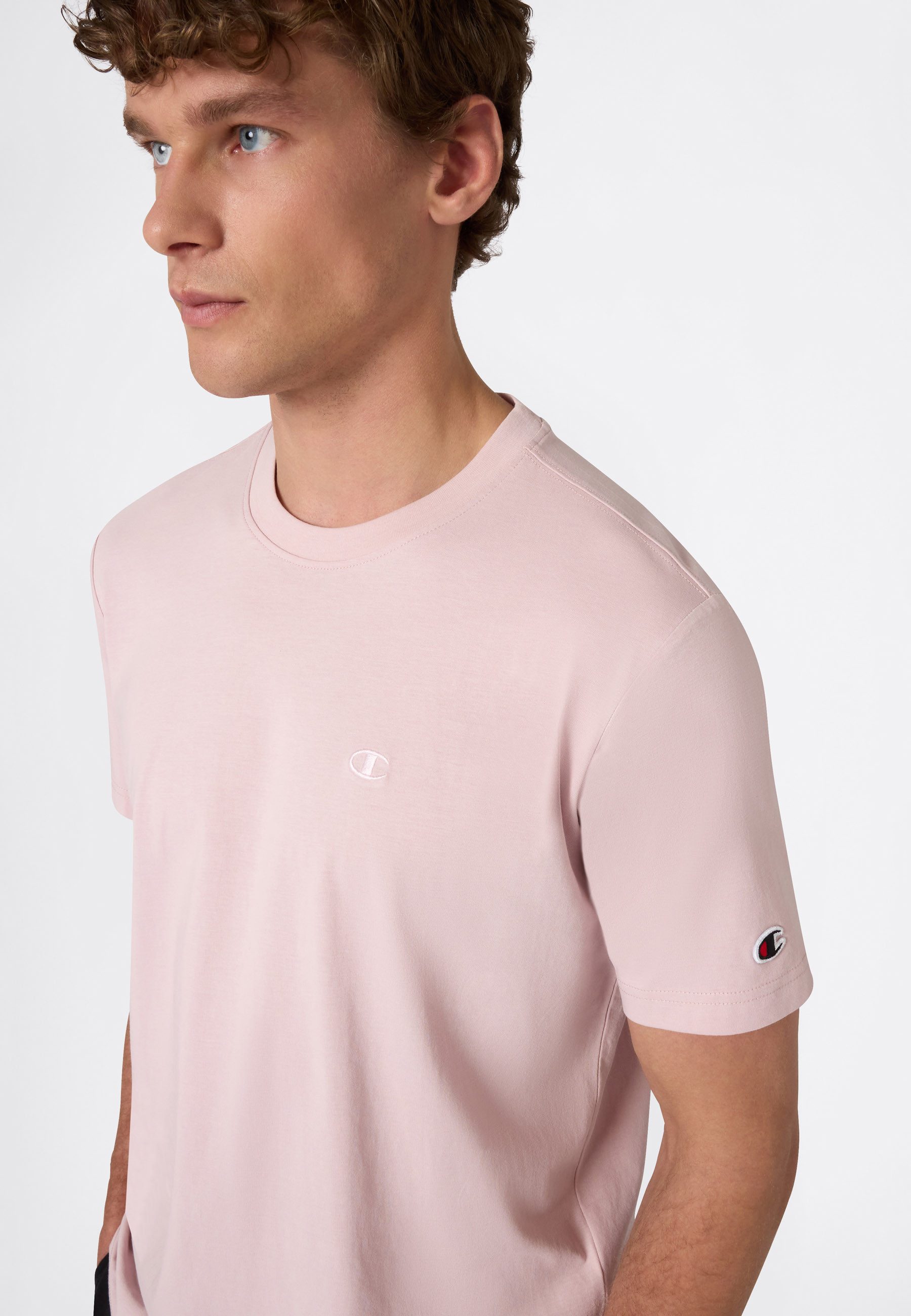 Champion T-Shirt ICONS TONAL T-Shirt sportlicher Stil, aus Baumwolle, Kurzarm, komfortabler Sitz