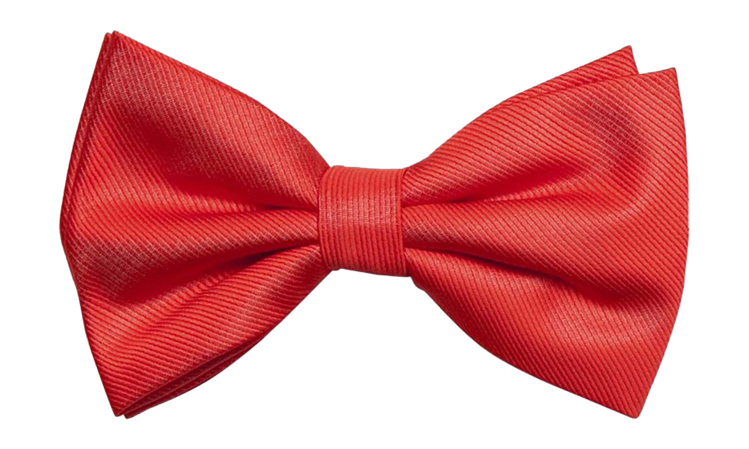 Fabio Farini Fliege Rote Herren Fliegen - Männer Querbinder Vorgebunden Bowtie (1-St., Unifarben) Hellrot- Coral