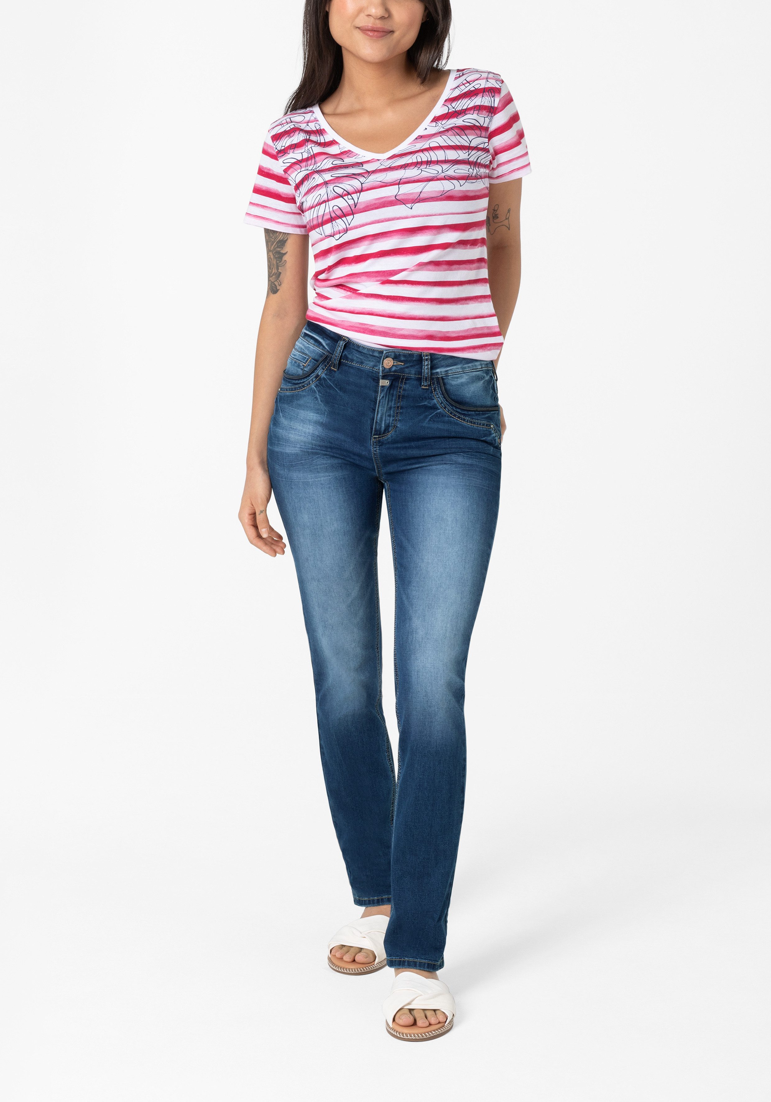 TIMEZONE 5-Pocket-Jeans Slim TahilaTZ Womenshape günstig online kaufen