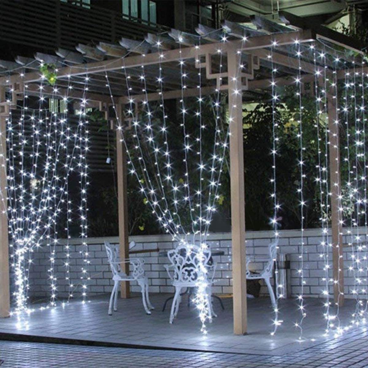 Salcar LED-Lichterkette LED Lichtvorhang Weihnachten Lichterkette günstig online kaufen