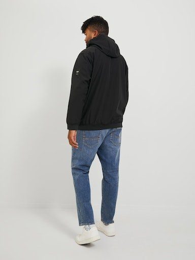 Softshelljacke JJEBASIC mit Kapuze und wasserabweisendem Stoff