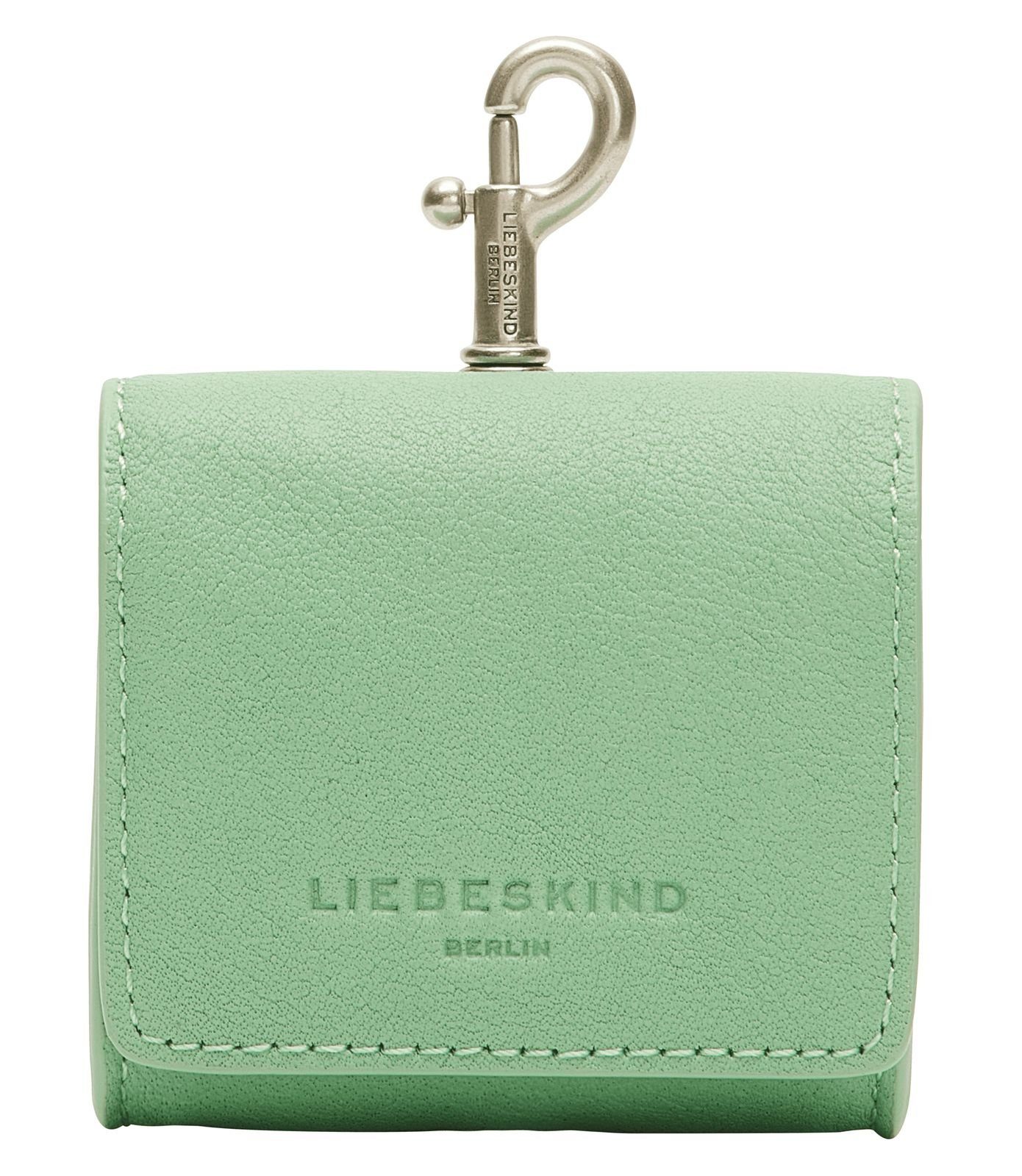 Liebeskind Berlin NESMIN Taschenanhänger – Echtes Leder Mit Krokoprägung, Karabiner, Oakmoss