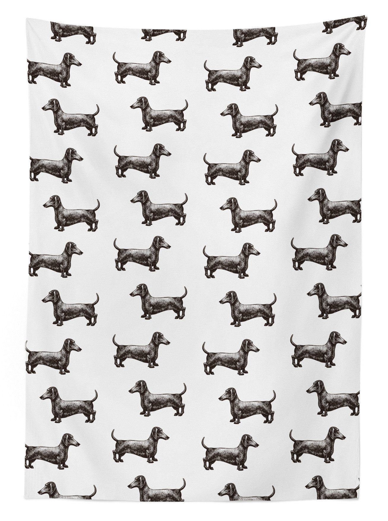 Musterlinien Tischdecke Bereich geeignet Klare Hunde Waschbar Farbfest Farben, Für Dackel den Außen Abakuhaus