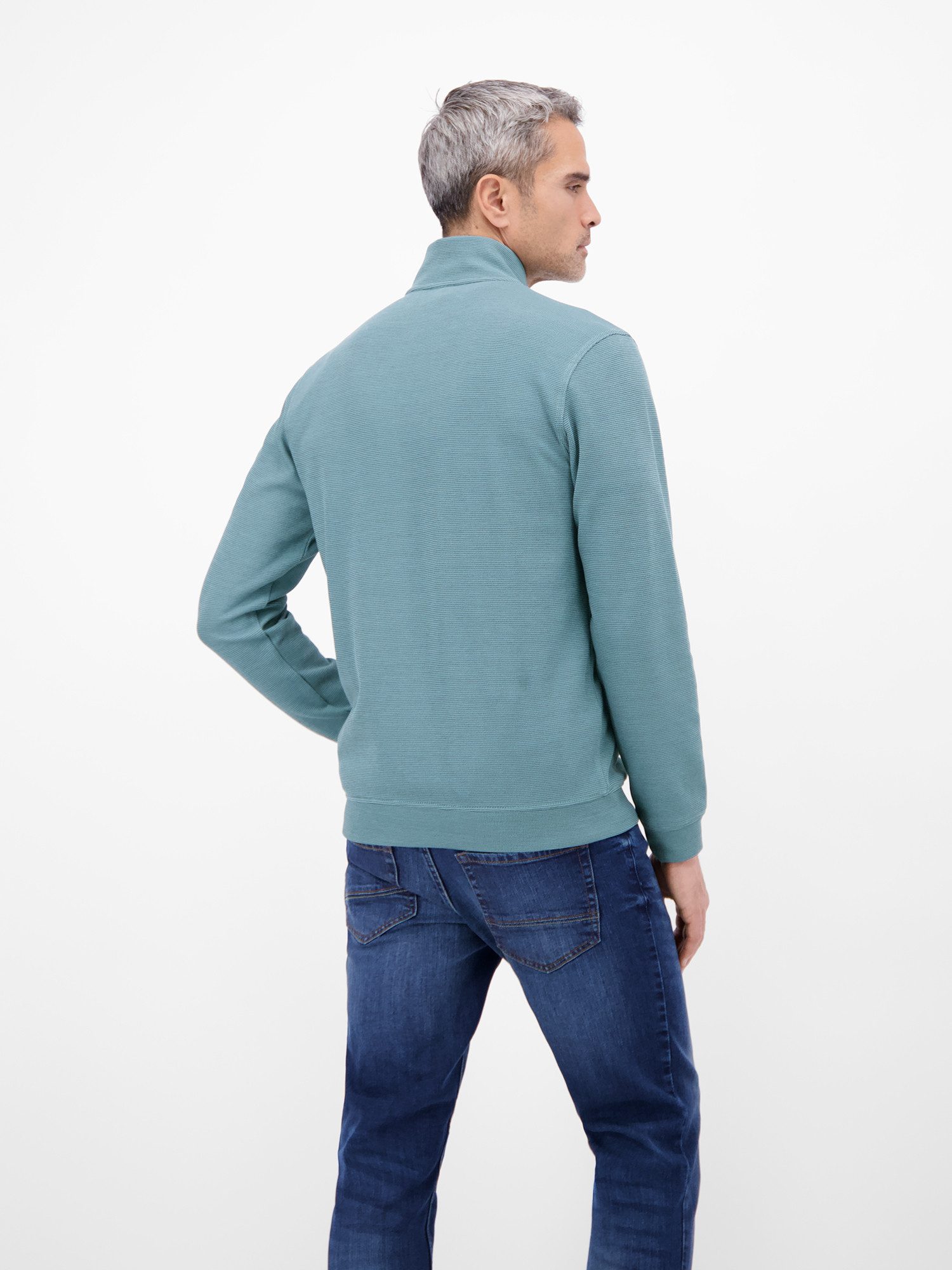 LERROS Sweatjacke Sweatjacke aus Baumwollmischgewebe