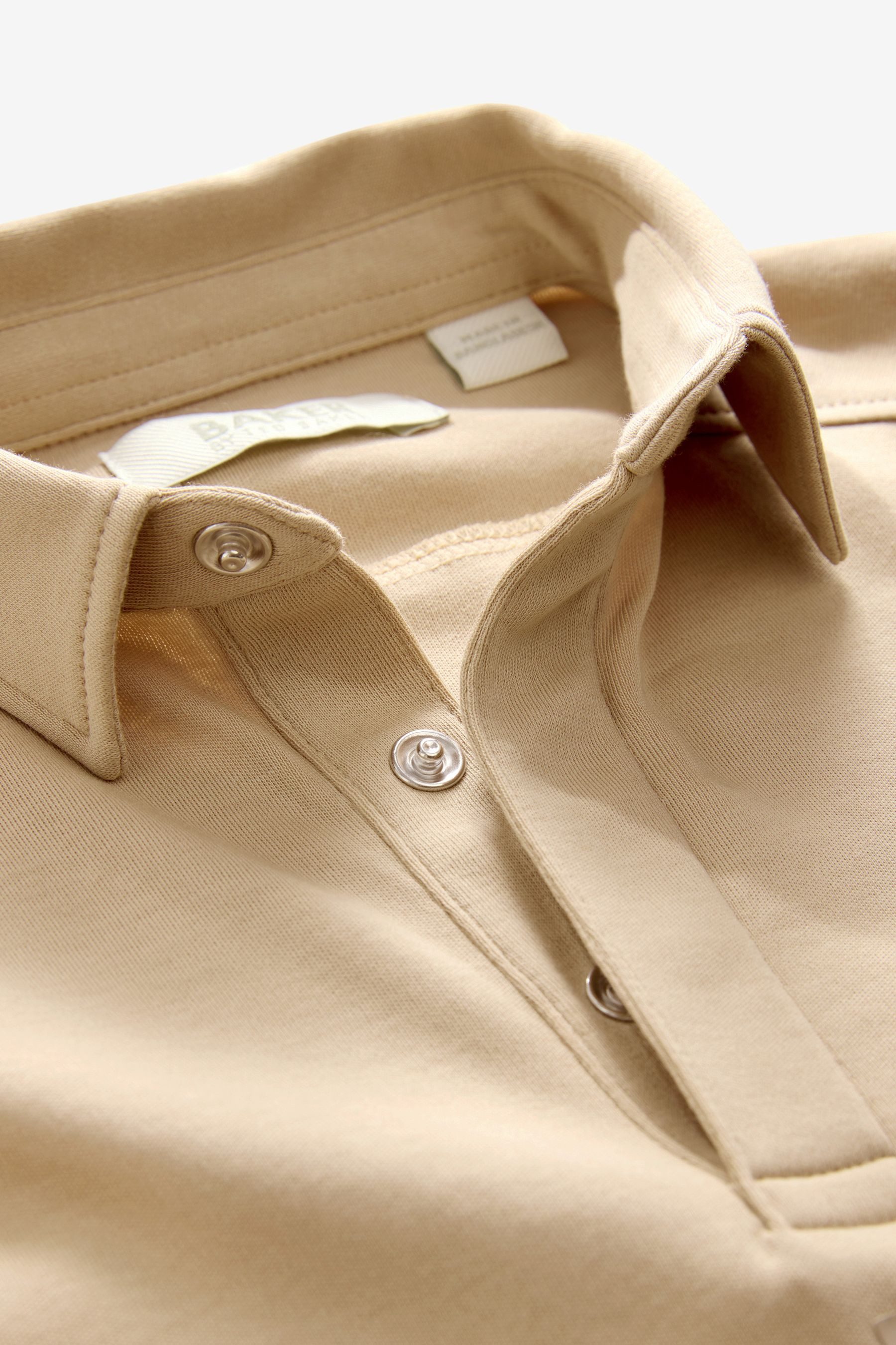Baker by Ted Baker Langarm-Poloshirt Baker by Ted Baker Langarm-Polohemd, Baumwolle (1-tlg)