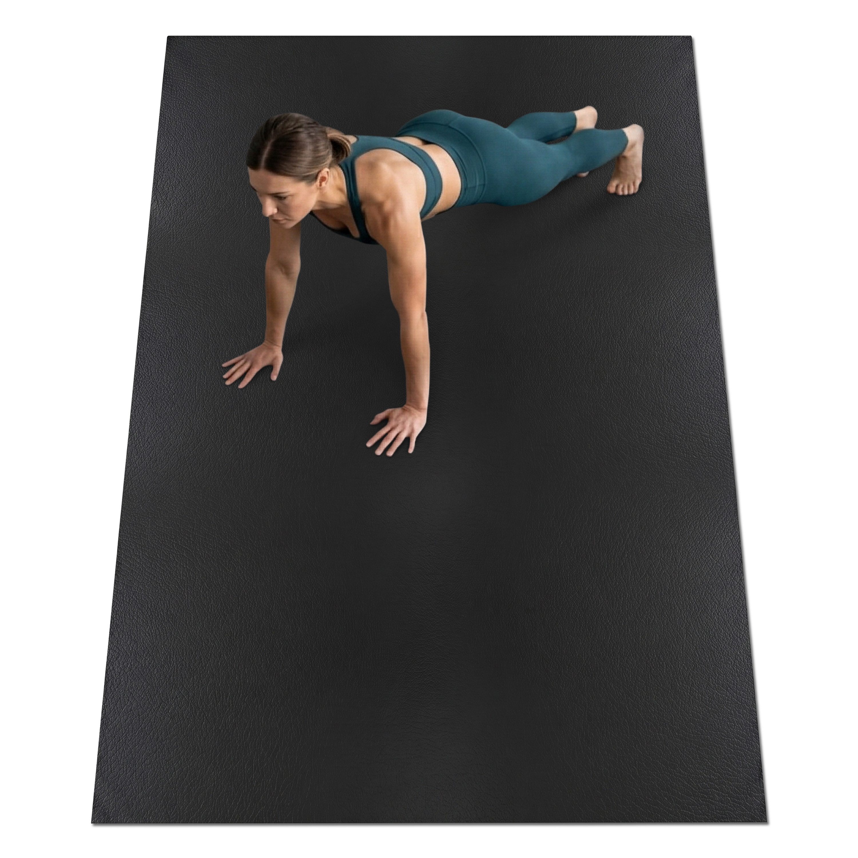 NEOLYMP Bodenmatte Extra Große Fitness-Bodenschutzmatte – Yoga & Fitnessgeräte 213x152 (Packung), wasserabweisend & rollbar für platzsparende Aufbewahrung