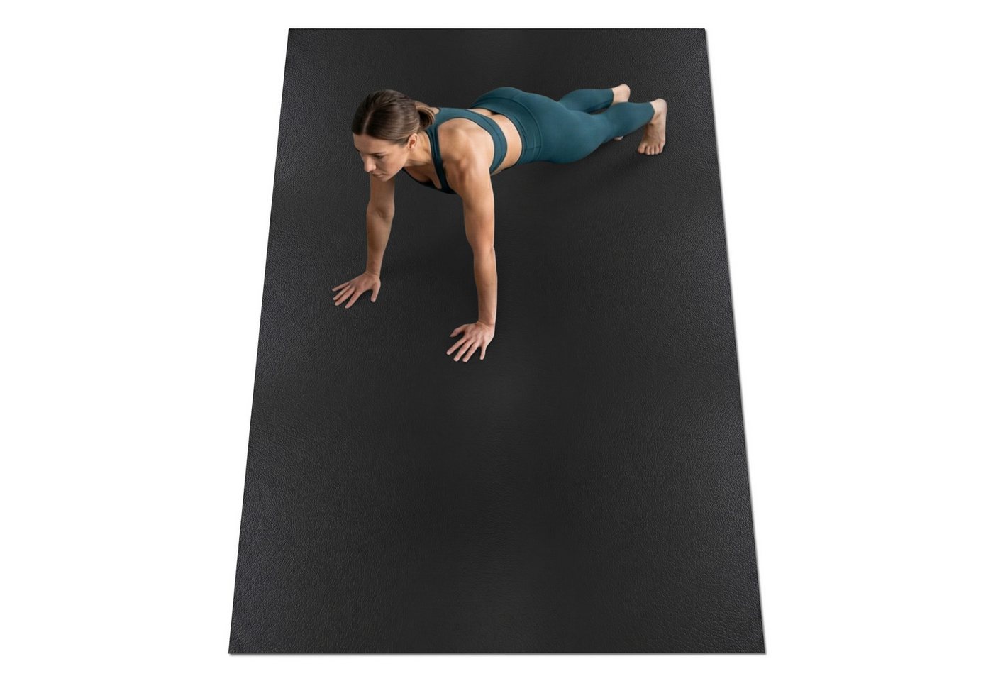 NEOLYMP Bodenmatte Extra Große Fitness-Bodenschutzmatte – Yoga & Fitnessgeräte 213x152 (Packung), wasserabweisend & rollbar für platzsparende Aufbewahrung