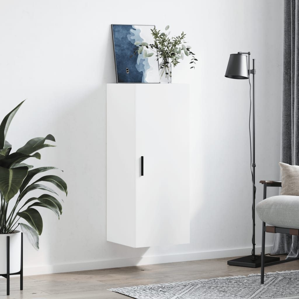 vidaXL Hängeschrank Wandschrank Weiß 34,5x34x90 cm günstig online kaufen