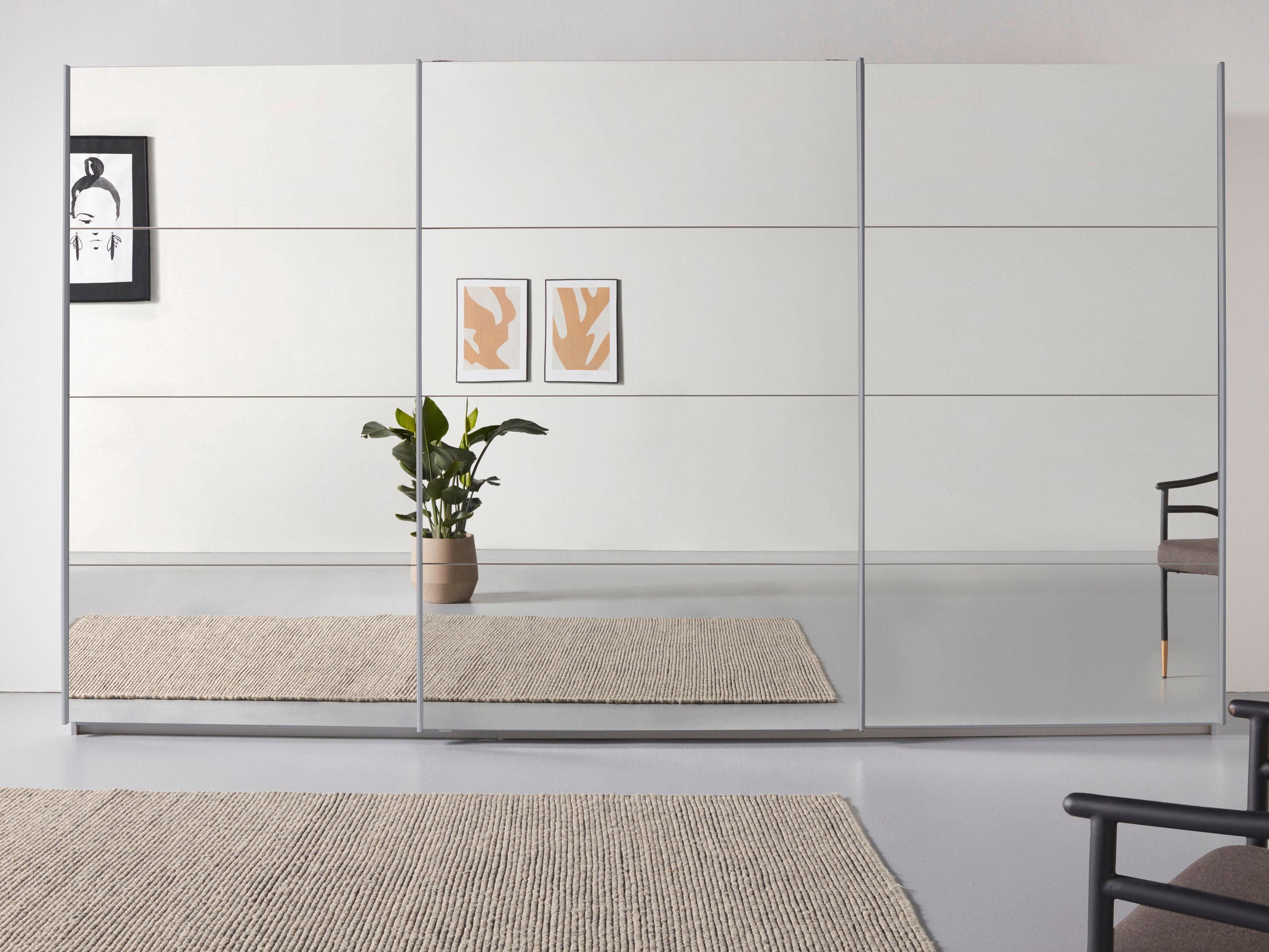 rauch Schwebetürenschrank "Oteli", mit Spiegelfront, inkl. Wäscheeinteilung günstig online kaufen