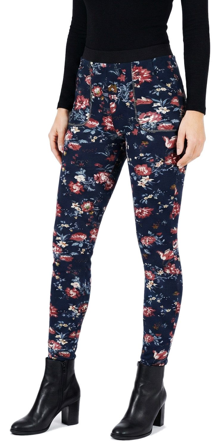dy_mode Thermohose Damen Thermohose Winterhose / Thermoleggings Gefütterte Schlupfhose Middel Waist, mit Innenfutter, mit elastischem Bund