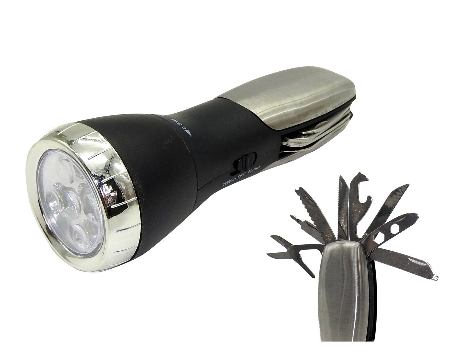 Deluxa Taschenlampe, LED Multitool Edelstahl Werkzeug Schraubendreher Lampe  Schere Torch online kaufen | OTTO