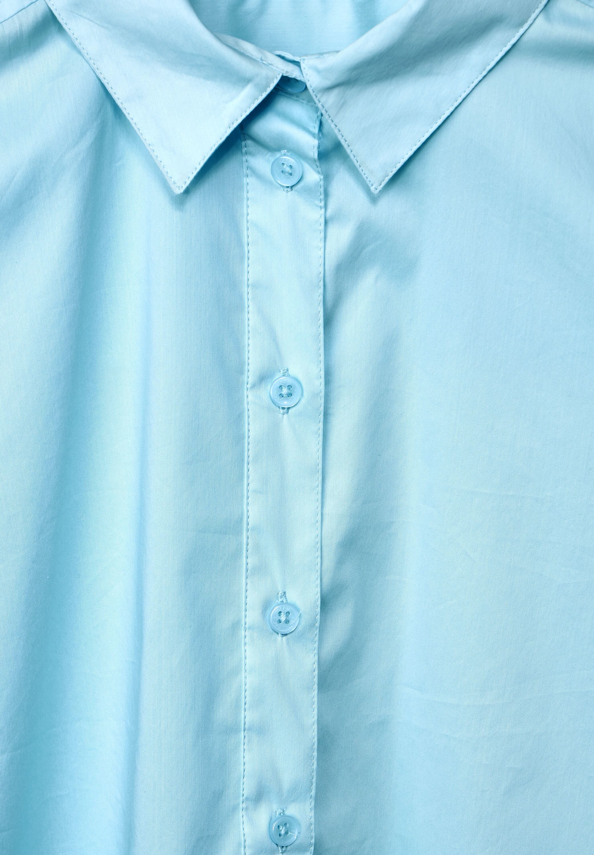 CECIL Langarmbluse Longbluse mit Knopfleiste