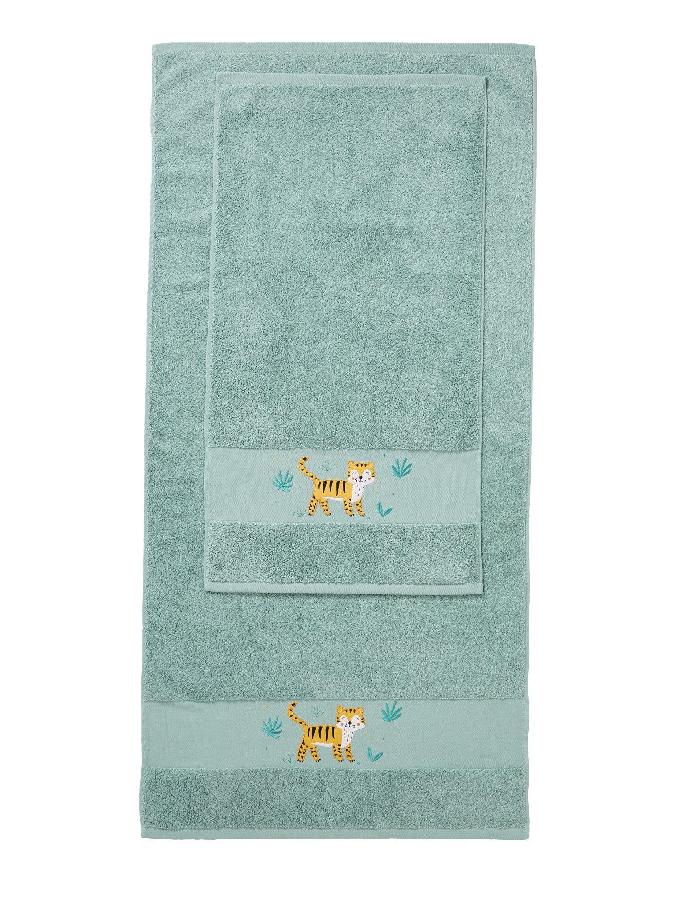 vertbaudet Strandtuch Kinder Handtuch TIGER, Frottee (1-St)