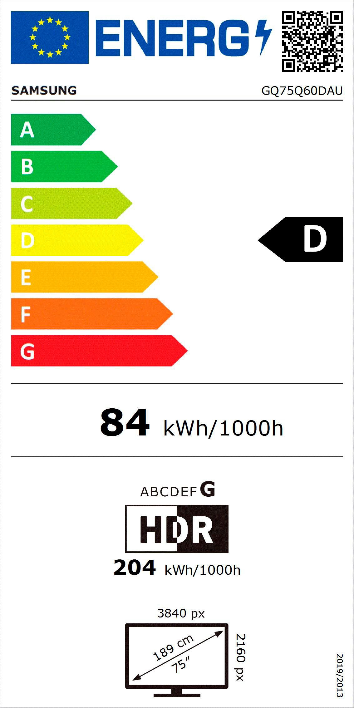 Energieeffizienzklasse: 