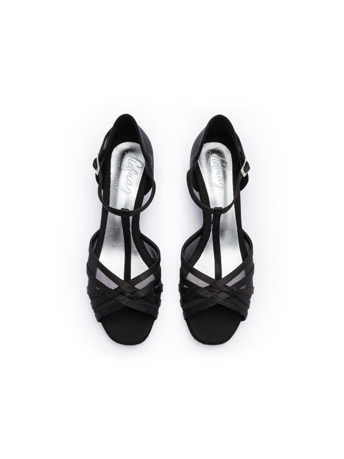 Dancing Queens Grace Bliss Tanzschuhe Satin - Absatz 7.0 cm flare Sandalette