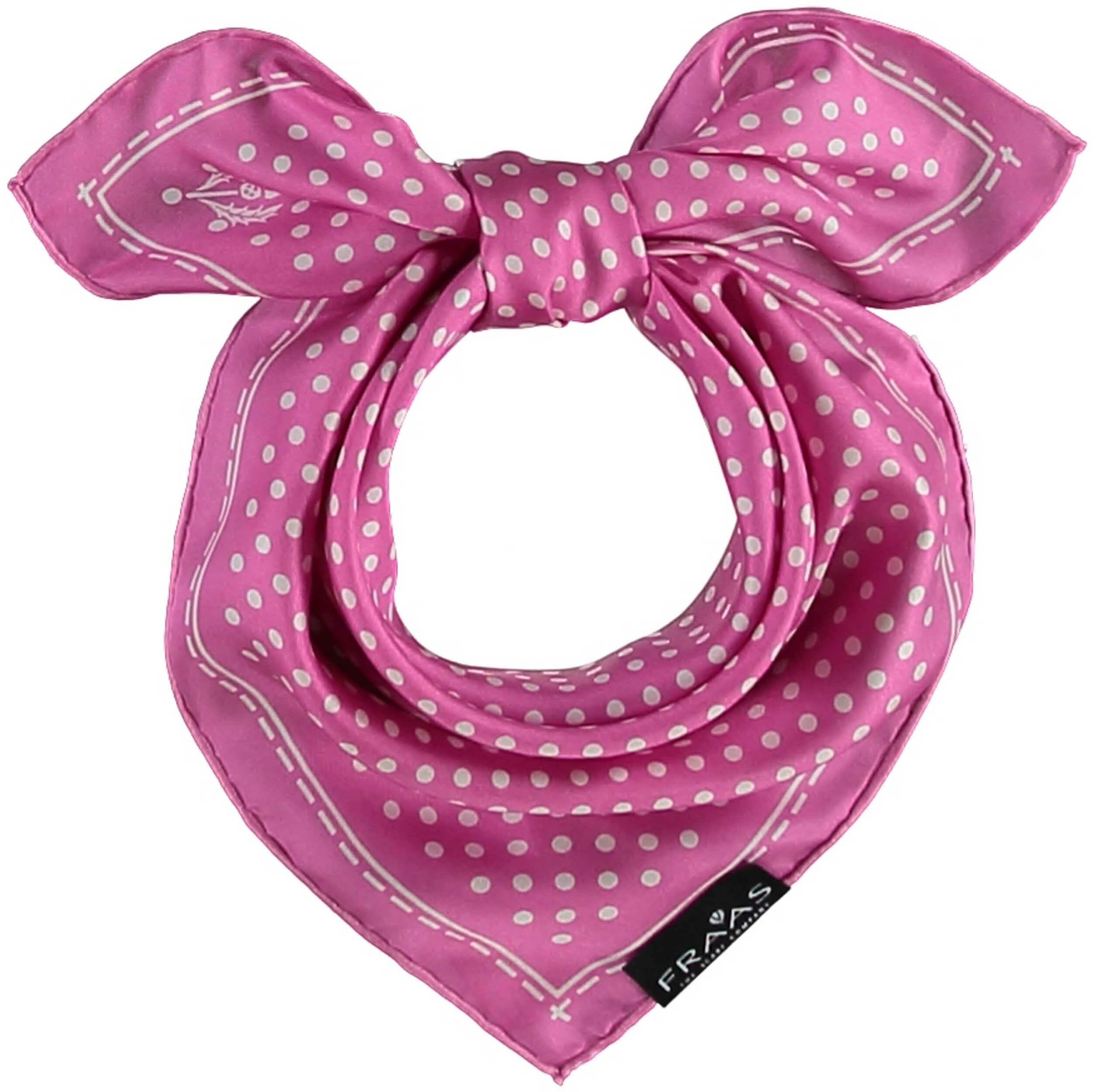 Fraas Modetuch Seide Bandana, (1-St), aus reiner Seide pink