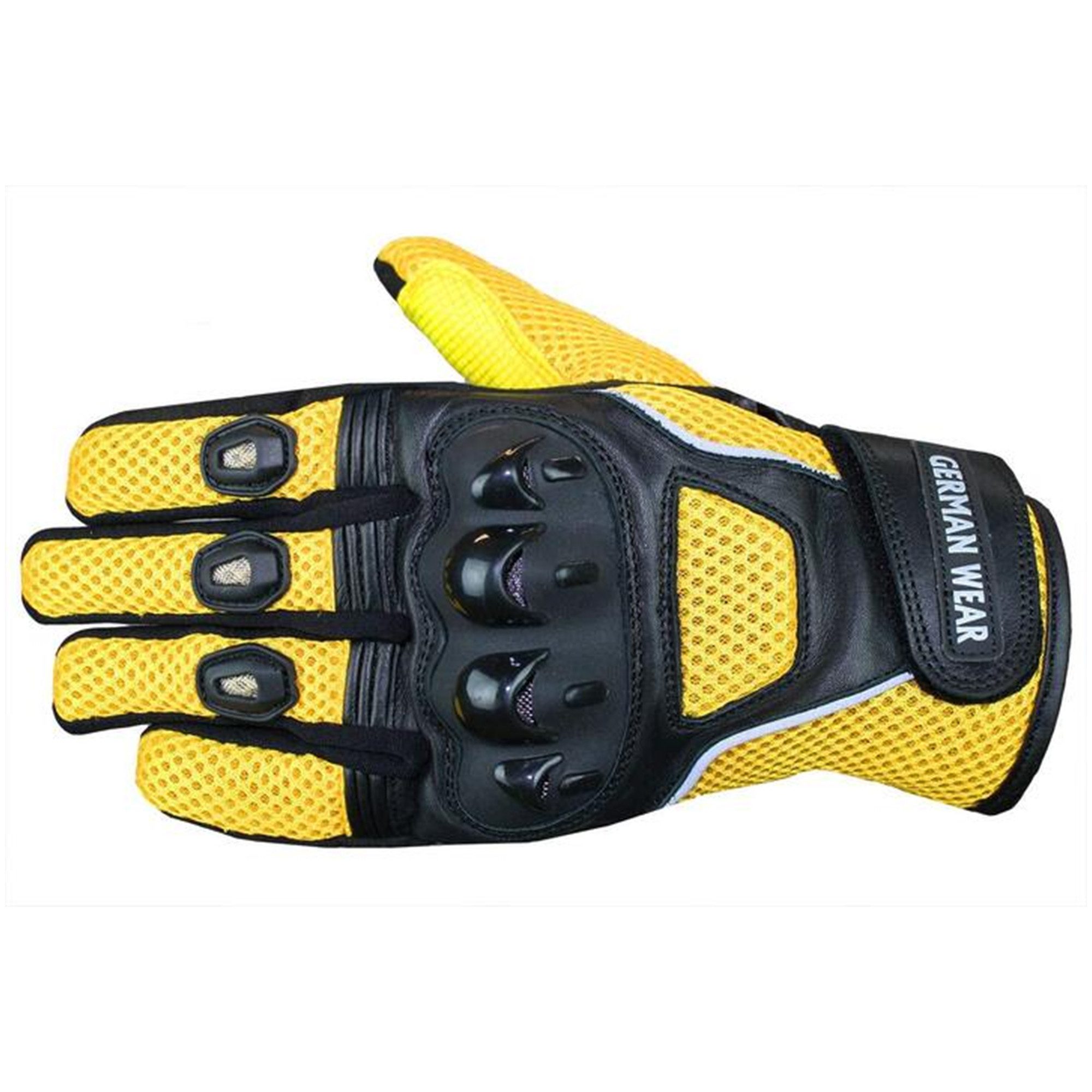 German Wear Motorradhandschuhe GW400G-M9 Motocross Biker Handschuhe Leder- günstig online kaufen