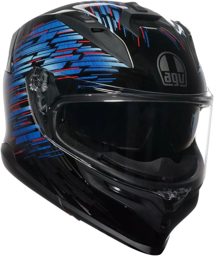 AGV Motorradhelm K7 Genisys Helm, vorbereitet für Kommunikationssystem,integriertes Sonnenvisier