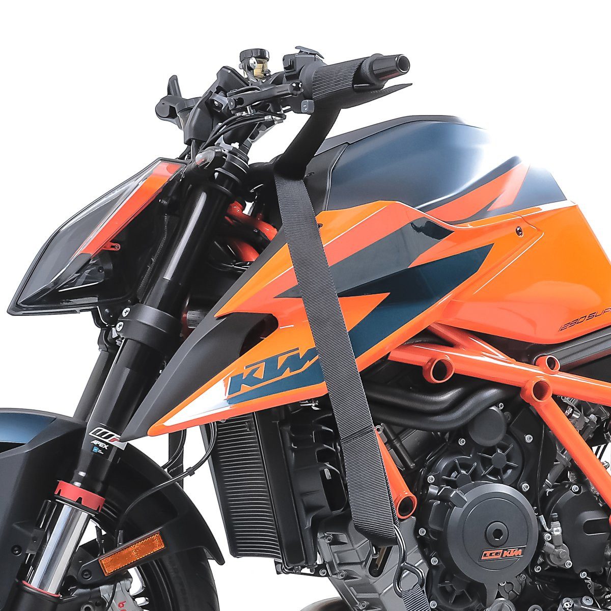 ConStands Motorradheber Set Lenker + Spanngurt S2