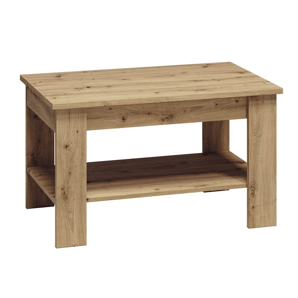 Lomadox Couchtisch ARTA-131, Couchtisch mit Ablageboden günstig online kaufen
