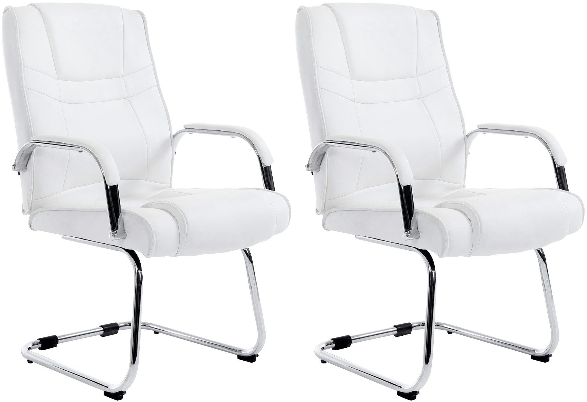 CLP Besucherstuhl Attila (2er Set, 2 St), Kunstleder-Bezug, bis 180 kg günstig online kaufen