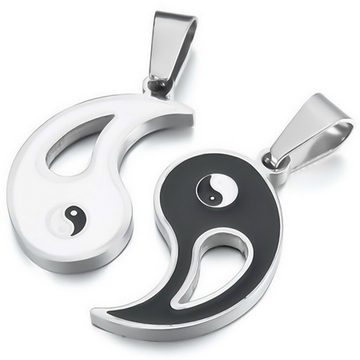 Schmuck-Elfe Partnerkette YIN YANG (Set), 4tlg. Set