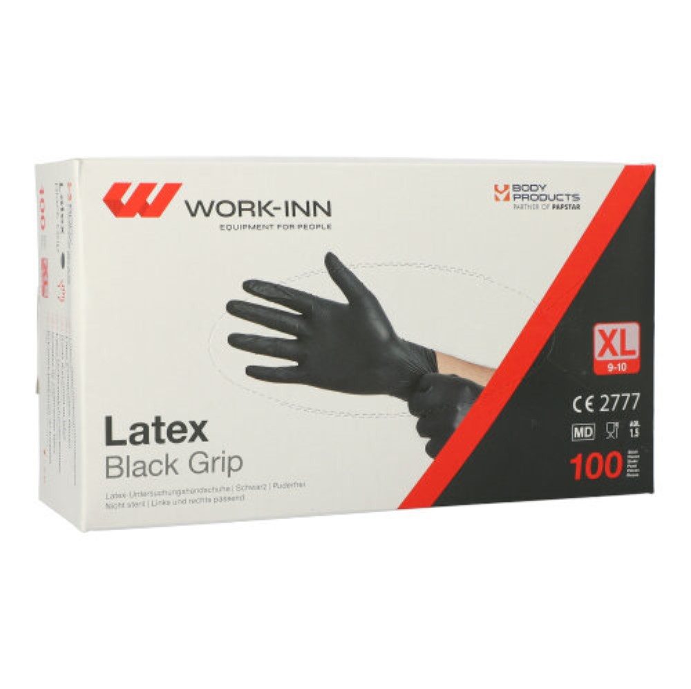 PAPSTAR Latexhandschuhe 100 "WORK-INN/PS" Handschuhe, Latex günstig online kaufen