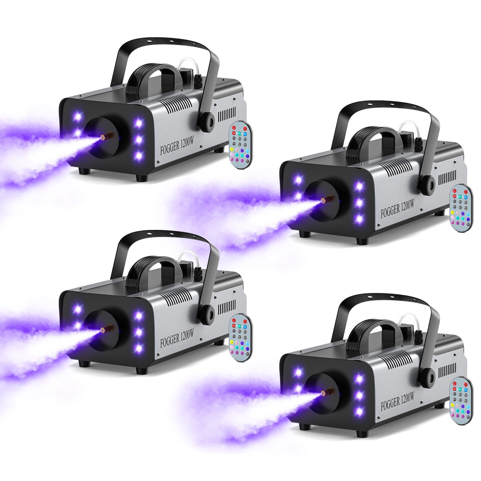 ZonQoonz Discolicht 1200W Nebelmaschine