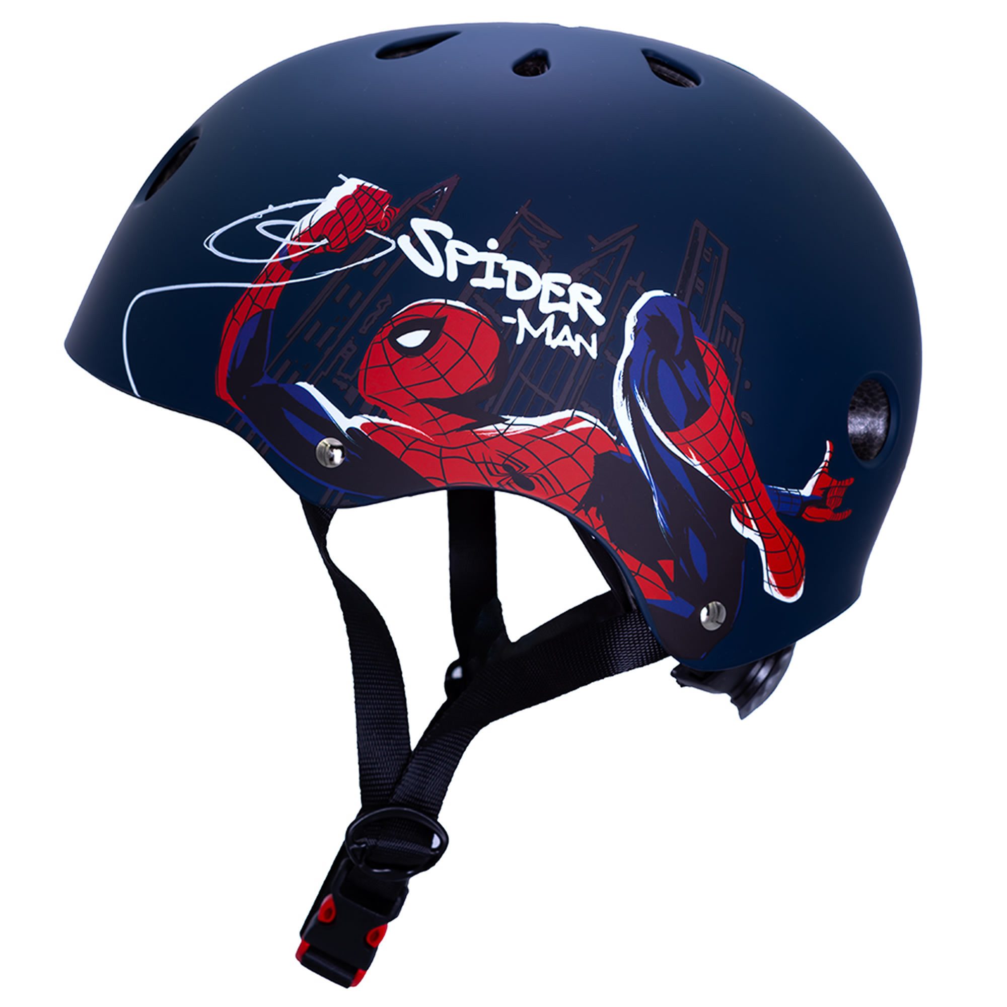 Seven Polska Kinderfahrradhelm Kinder Fahrradhelm Skater Helm verstellbar 52 - 56 cm, 4 - 12 Jahren, Sehr leicht mit nur ca. ca. 370g