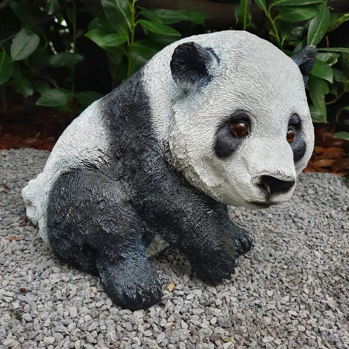 Aspinaworld Gartenfigur Pandabär Figur 28 cm wetterfest