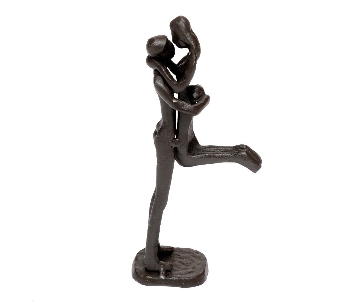 Brillibrum Dekofigur Skulptur Gusseisen Liebespaar Figur Eisenfigur Dekofigur Liebe Paar