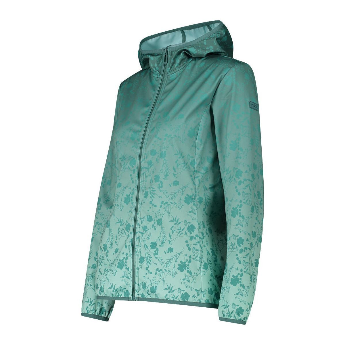 CMP Softshelljacke Woman Jacket FIX Hood Leichte Softshelljacke mit Clima Protect® für optimalen Wetterschutz