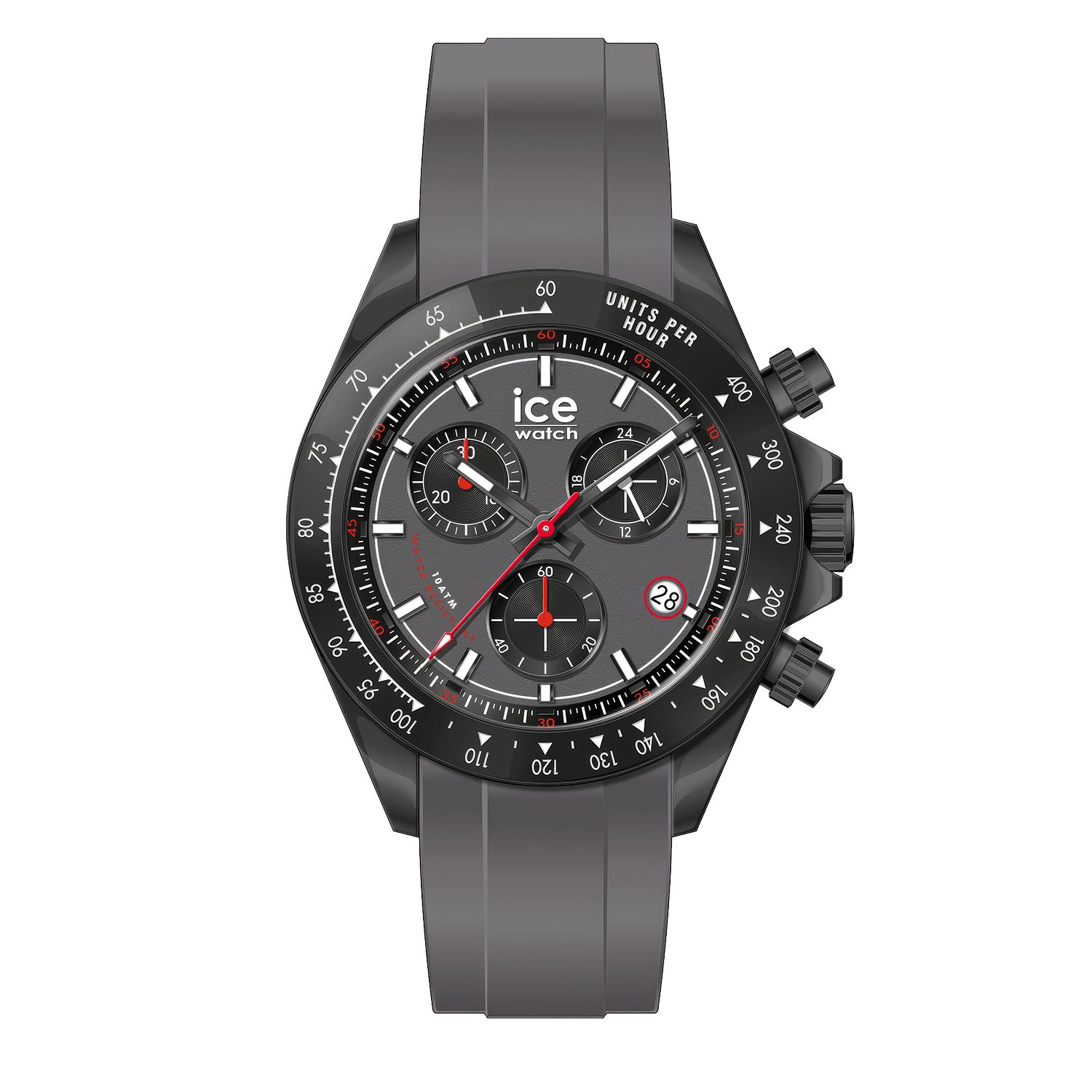 ice-watch Chronograph BEWATCH 025629, Quarzuhr, Armbanduhr, Herrenuhr, Silikonarmband, analog, Big Date