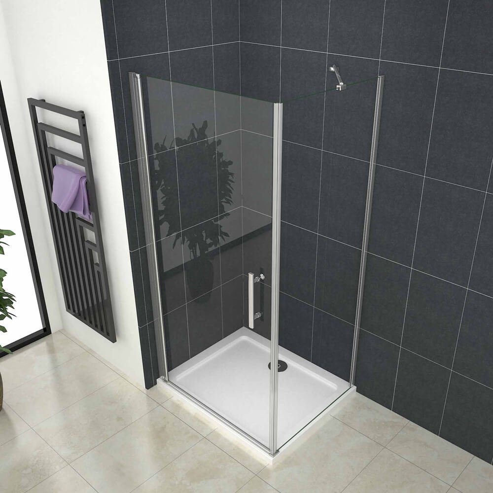 duschspa Eckdusche 195cm ESG Drehtür mit günstig online kaufen