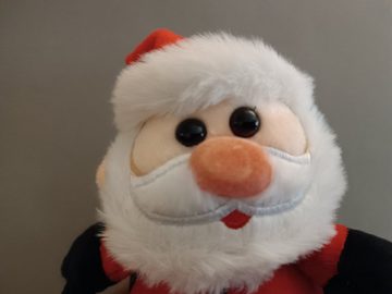 Kögler Kuscheltier Labertier Plüsch Weihnachtsmann Jingle plappert alles nach 18 cm