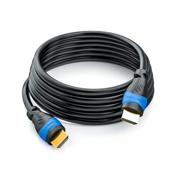 deleyCON 12,5m HDMI Kabel 2.0 / 1.4 Ethernet 4K 3D FULL HD LED LCD TV Beamer HDMI-Kabel