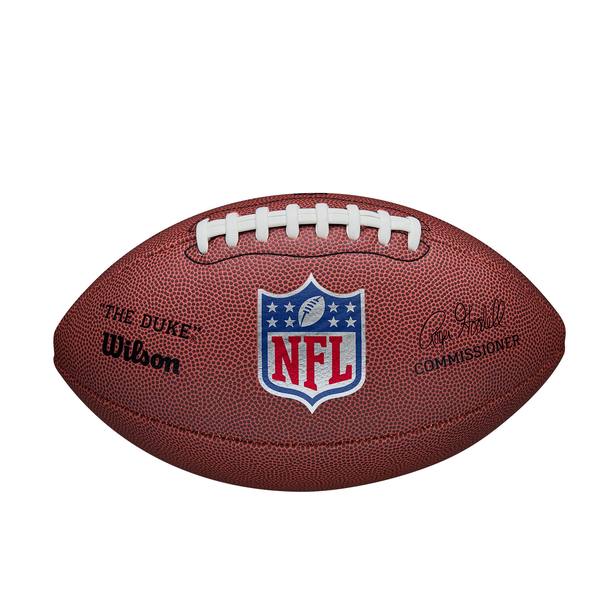 Wilson Football NFL “DUKE” REPLICA, für Erwachsene, aus Synthetik, bedruckte Optik, sportlicher Stil