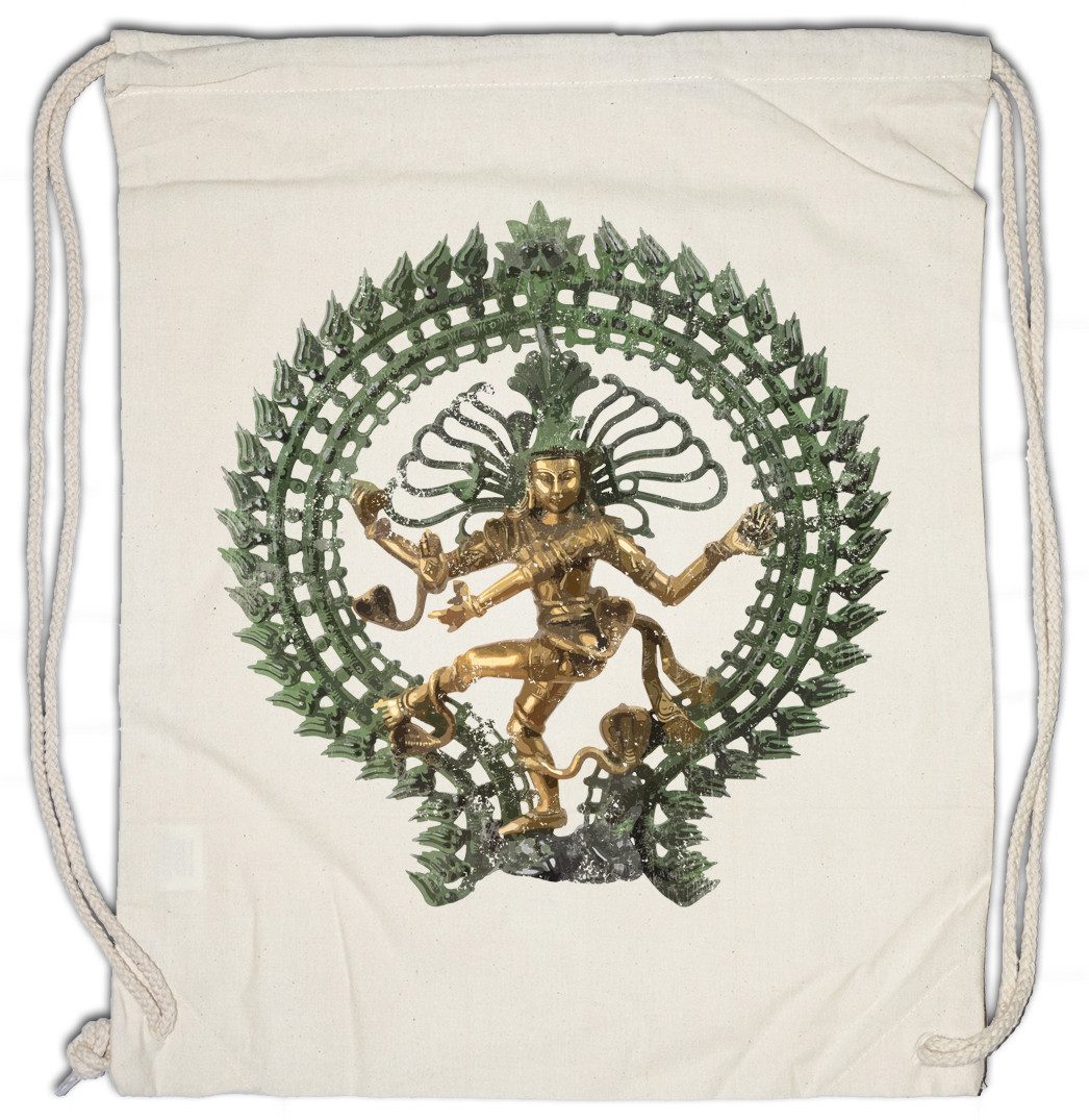 Turnbeutel Shiva I Vintage Turnbeutel Buddhismus Shivaismus Yoga Buddha