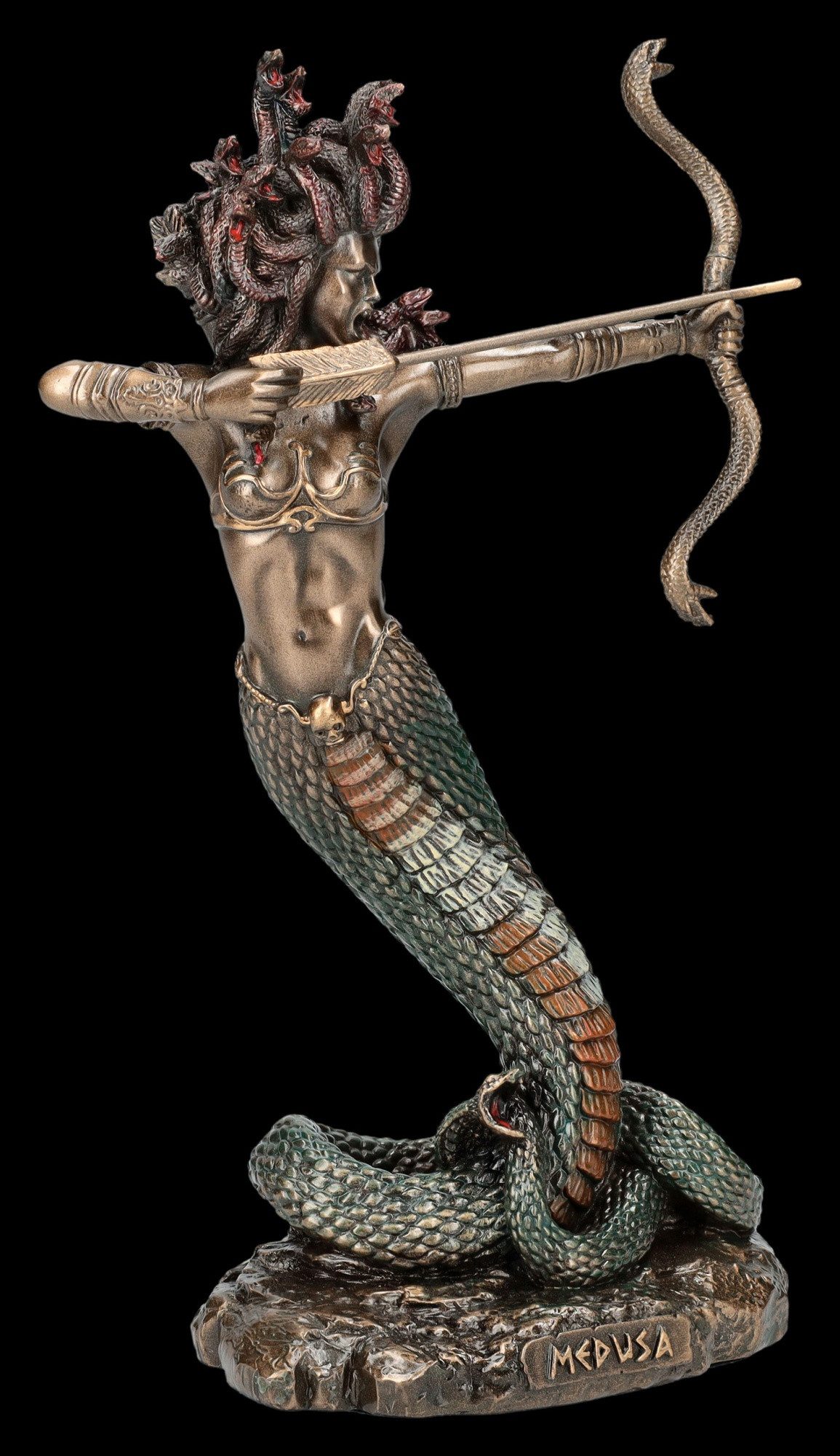 Figuren Shop GmbH Dekofigur Götter Figur - Medusa's Wrath mini - Veronese - griechische Mythologie