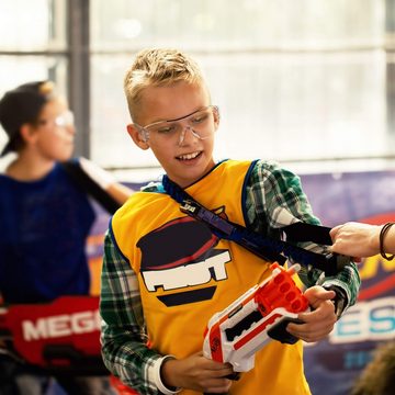 Kurtzy Arbeitsschutzbrille 24er Pack Schutzbrillen mit Gummi für sicheren Augenschutz, 24er Pack Schutzbrillen mit Gummieinsatz für sicheren Augenschutz