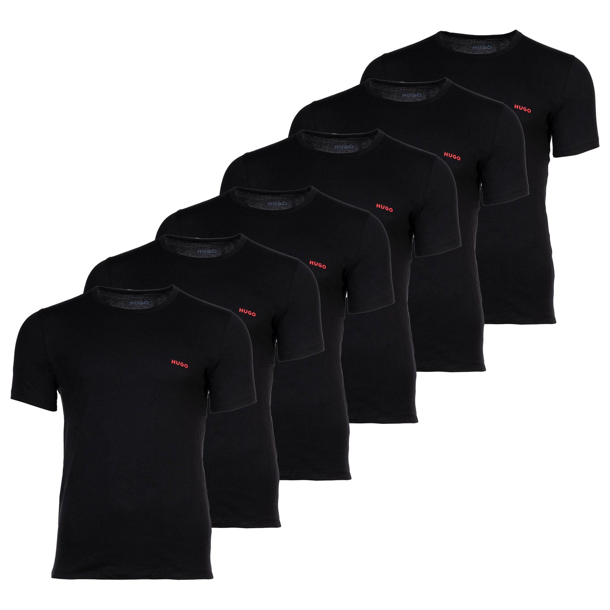 HUGO T-Shirt Herren T-Shirt 6er Pack günstig online kaufen
