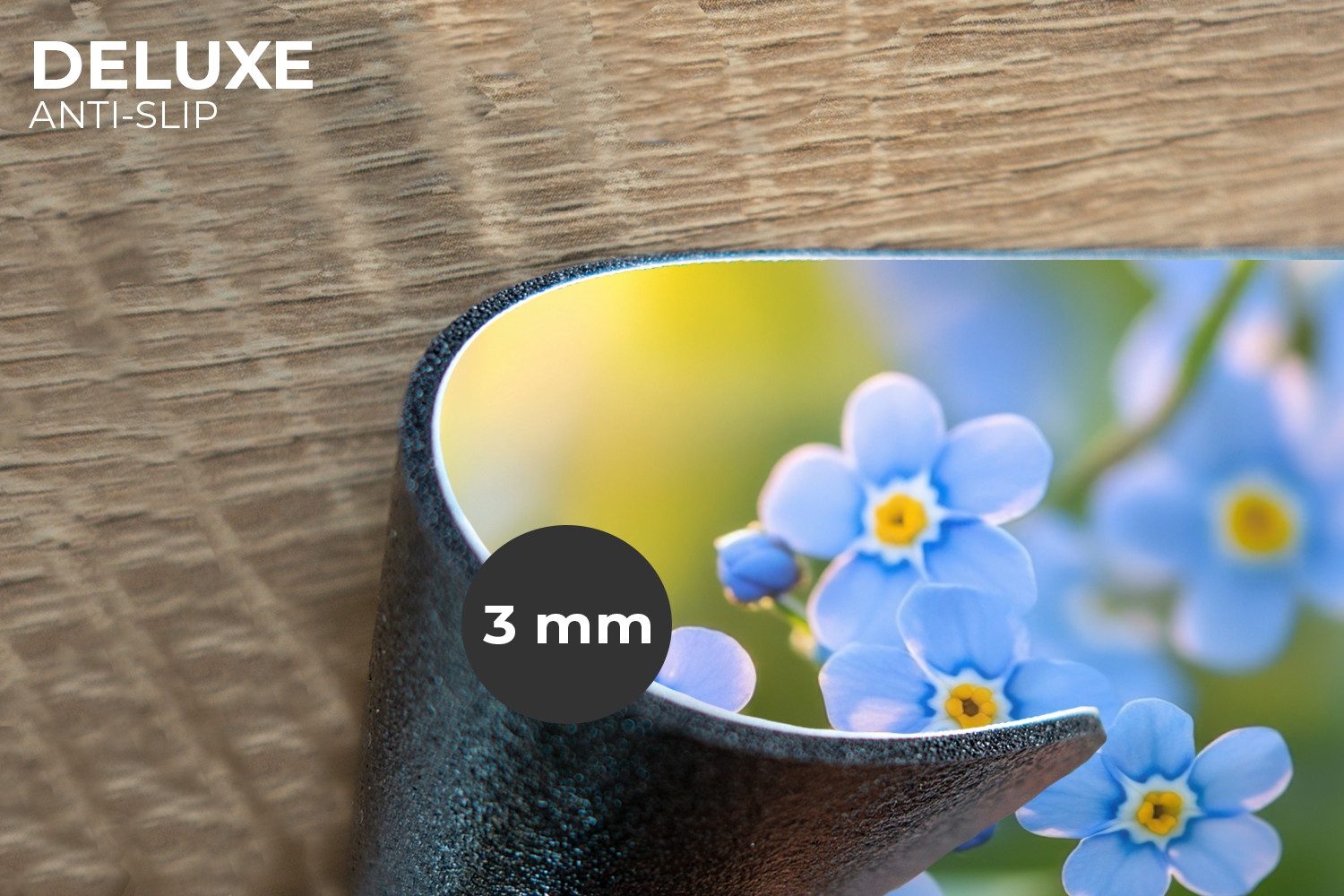 MuchoWow Platzset Blumen - Blau - günstig online kaufen