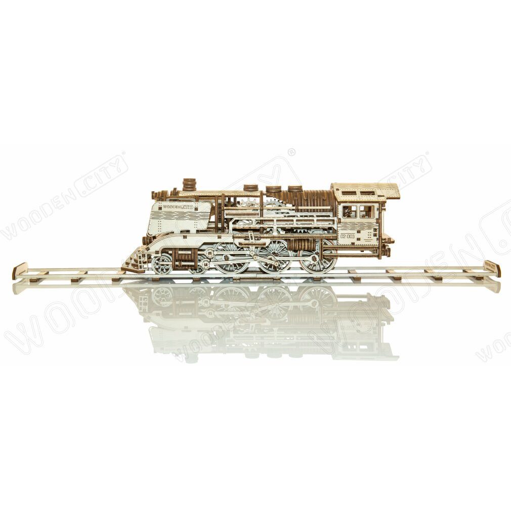 Wooden City 3D-Puzzle 3D-Puzzle Express mit Schienen 400 Teile, Puzzleteile