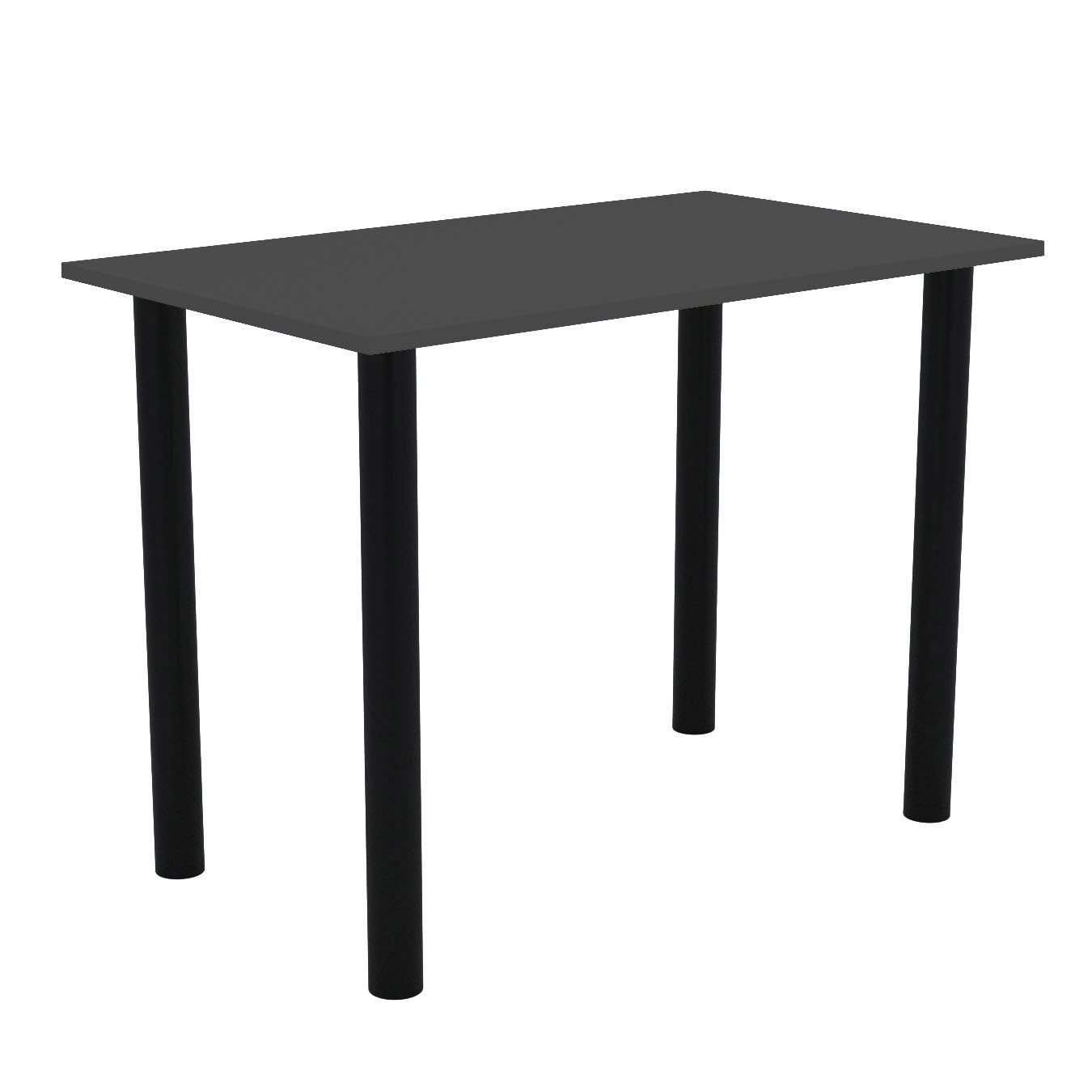 Esszimmertisch Esstisch, Bürotisch Küchentisch Beinen schwarzen AKKE 2mm mit PVC Anthrazit