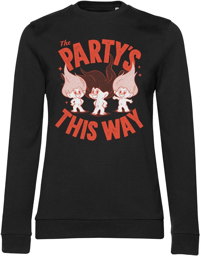 Good Luck Trolls Rundhalspullover Party's This Way