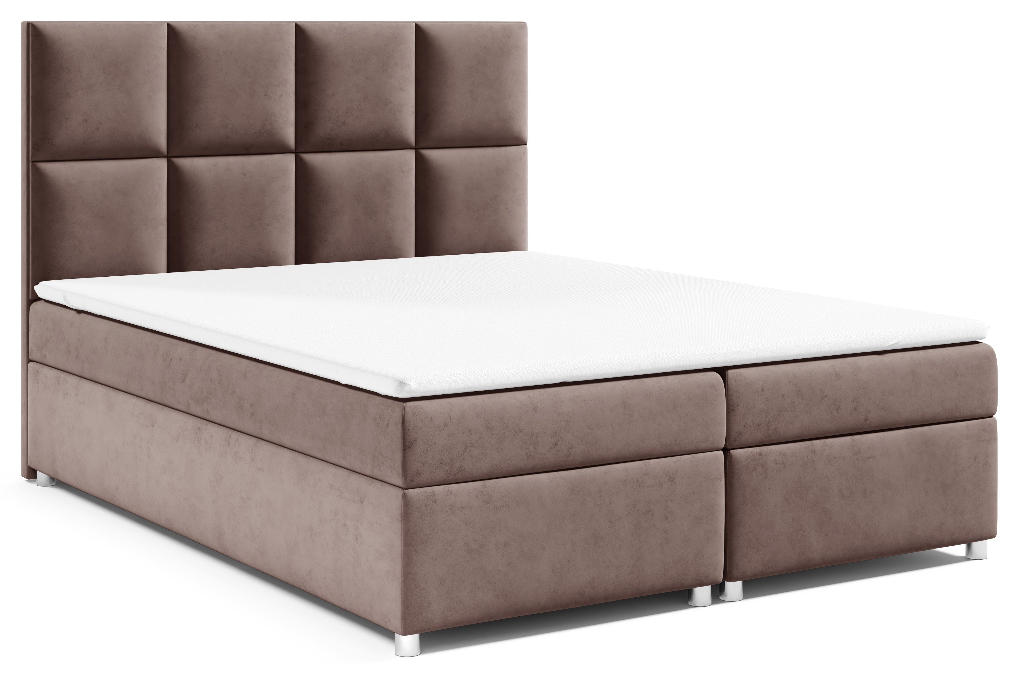 lassen Sie sich das nicht entgehen! Best for Home Boxspringbett Trinity und mit K2, Bettkasten Braun Topper