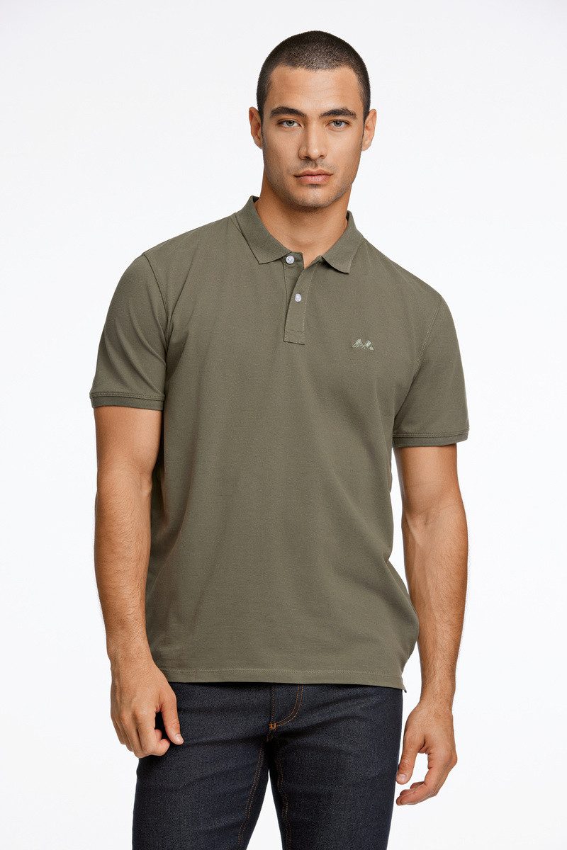 LINDBERGH Poloshirt mit Logostickerei